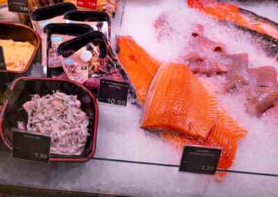 Frischetheke Fisch