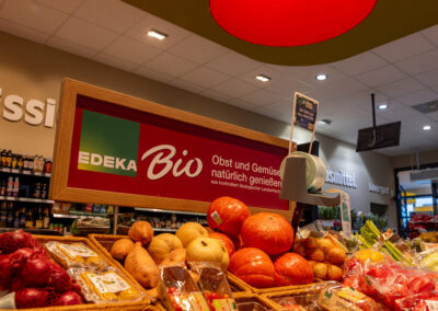 Obst- und Gemüseabteilung Bio