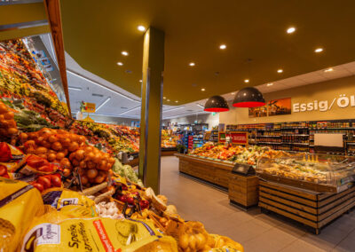 Obst- und Gemüseabteilung